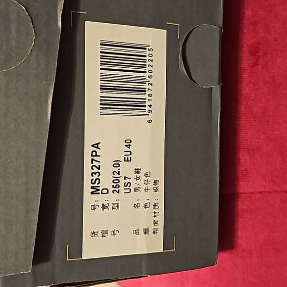 ●●NEW BALANCE 327 "DENIM" SNEAKERS SIZE 9W 7M●● - Picture 8 of 8